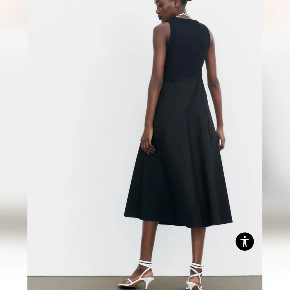 MATCHING POCKET MIDI DRESS SIZE S - Picture 3 of 9